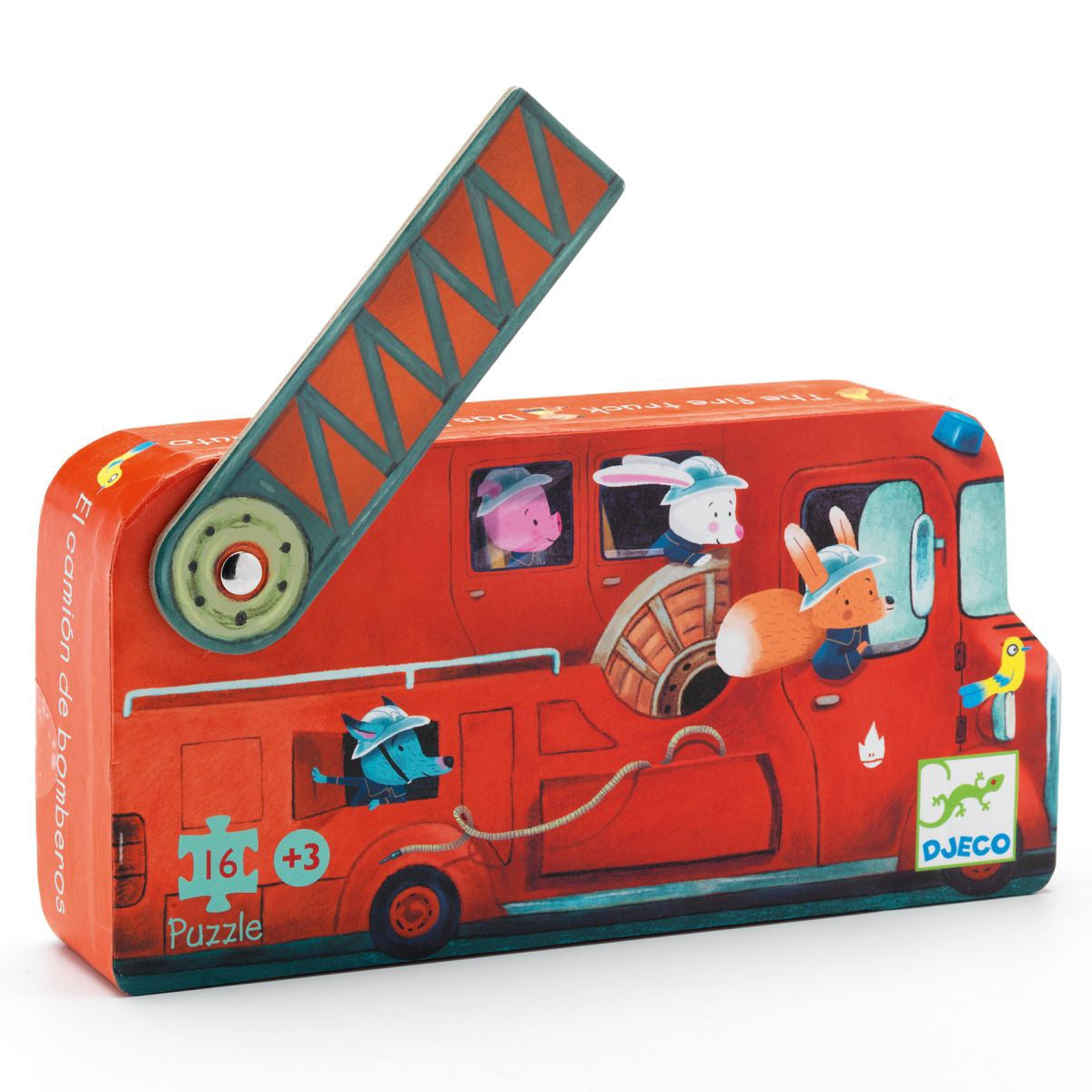 Djeco Puzzle Feuerwehrauto 3J+ 16 Teile