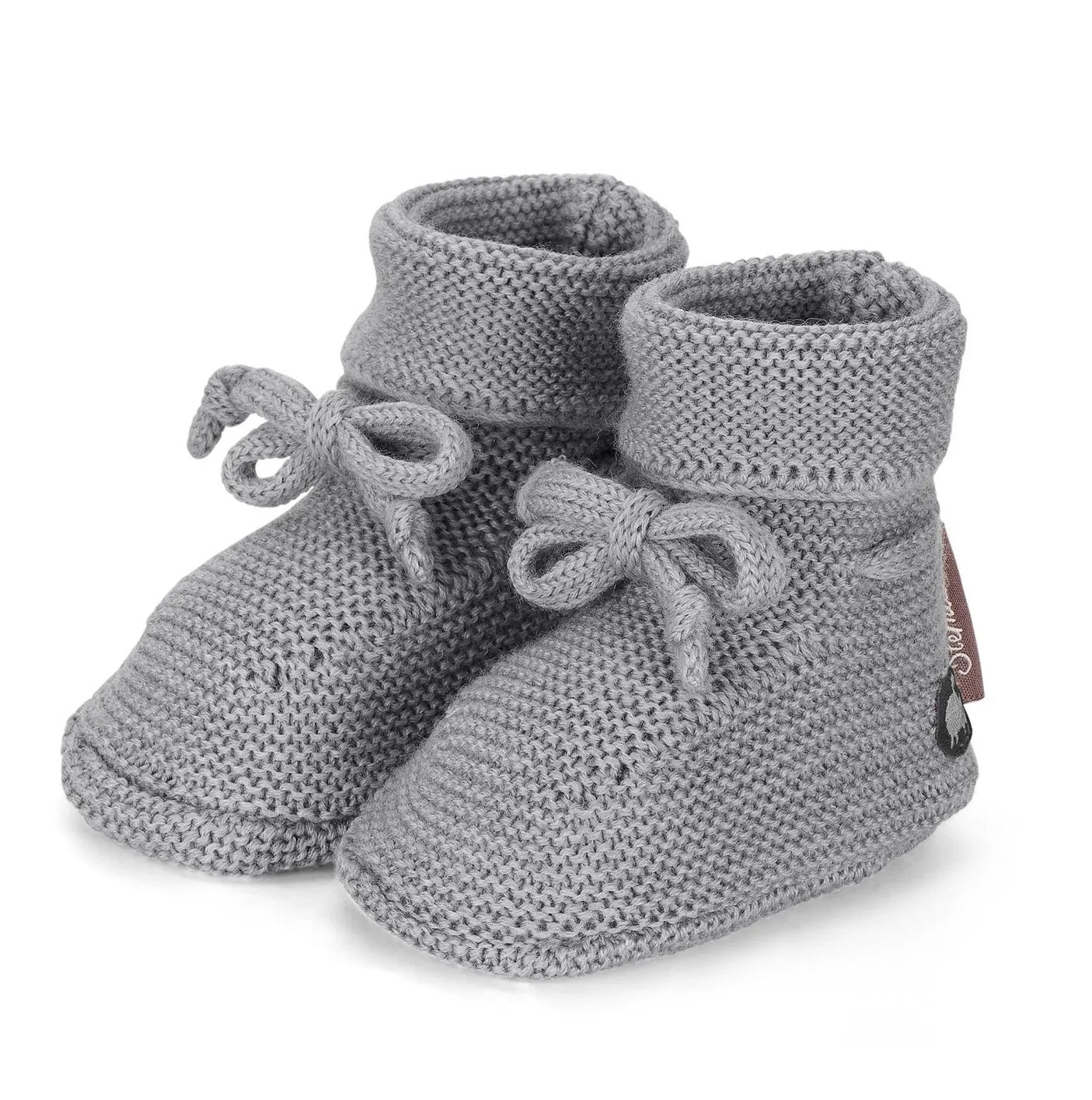 Sterntaler Strick Babyschuhe aus Schurwolle 0-6M
