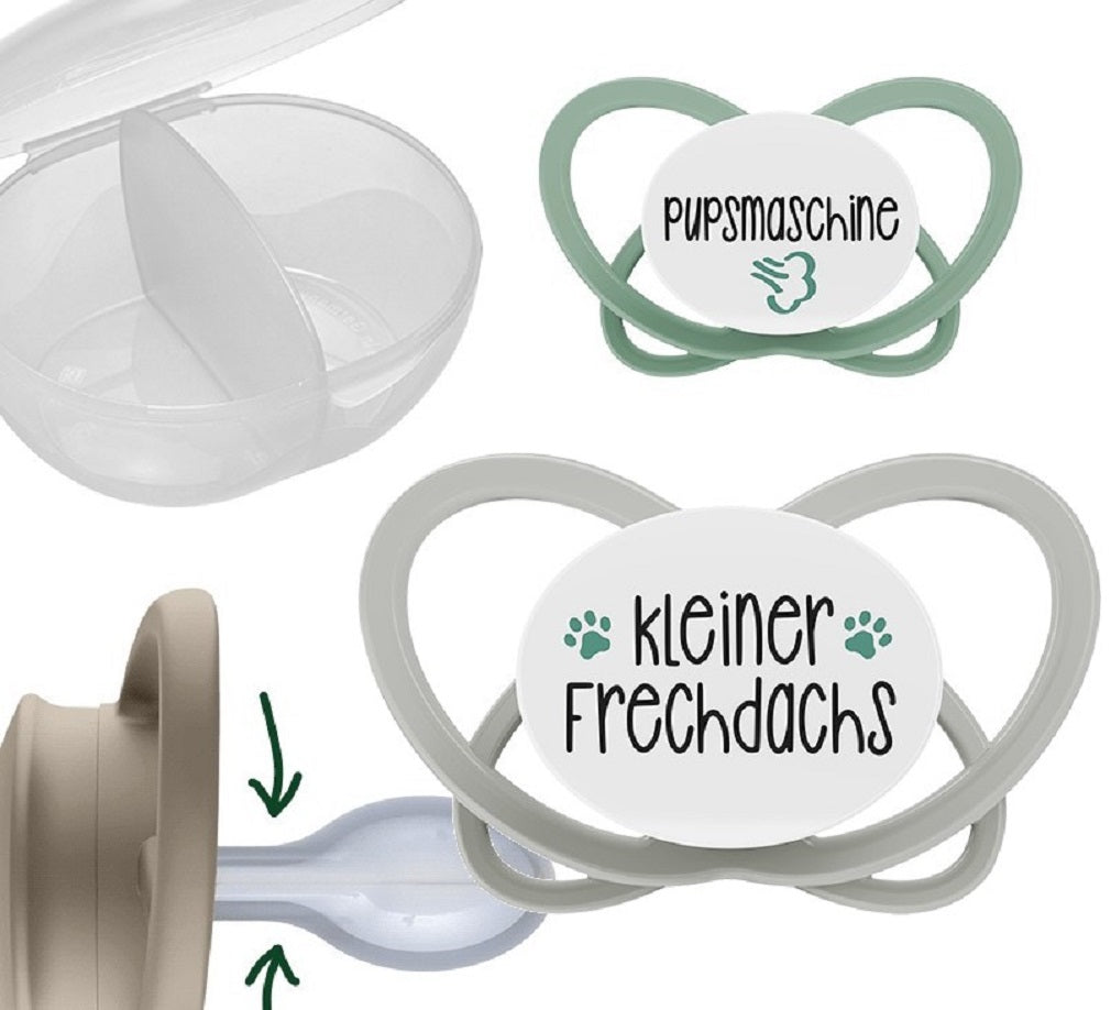 NIP Schnuller My Butterfly SpecialEdition Frechdachs & Pupsmaschine