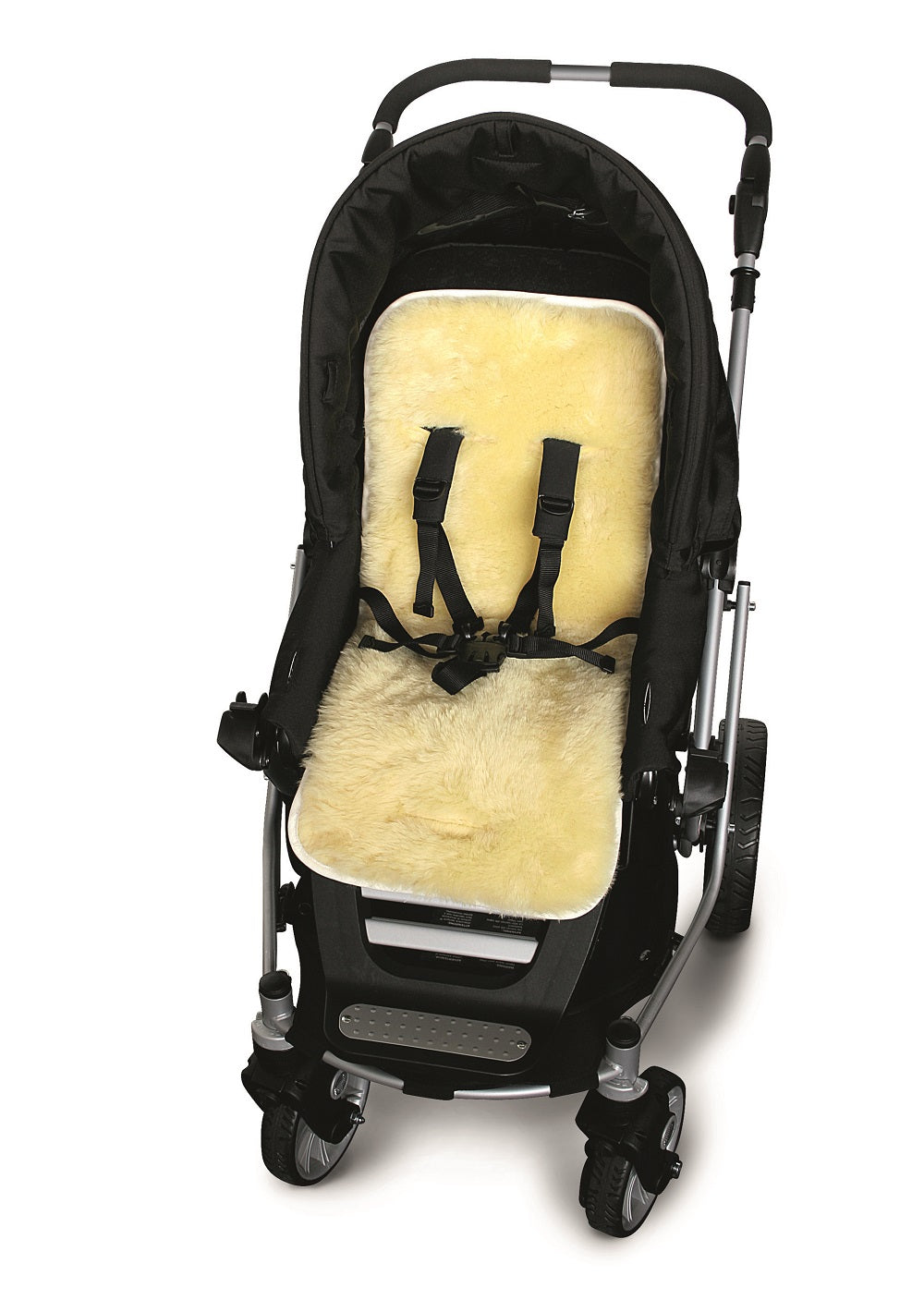 Fillikid Baby Lammfell Einlage für Kinderwagen und Buggy