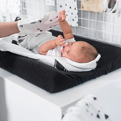 Jollein Wickelauflagenbezug Frottee 50x70cm - Schwarz