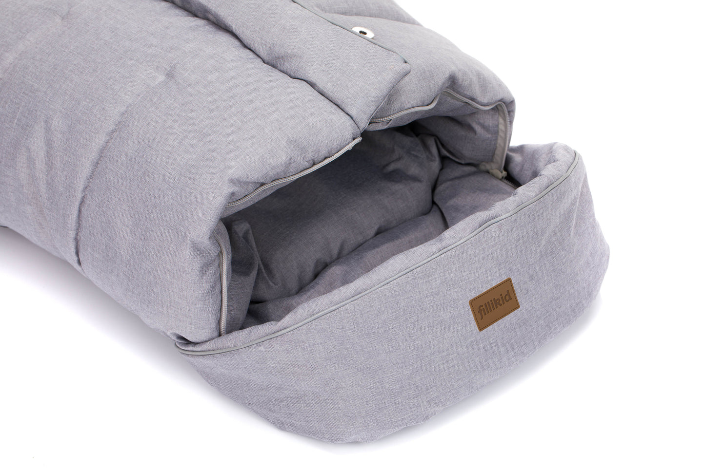 Fillikid Winter Thermo Fußsack K2 Pongee Hellgrau Melange