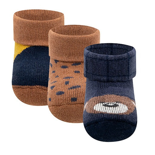 Ewers Baumwoll Newborn Babysocken 3er Pack