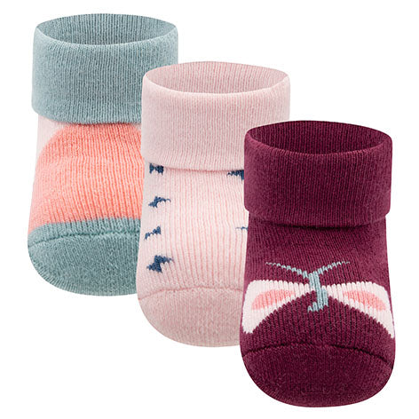 Ewers Baumwoll Newborn Babysocken 3er Pack