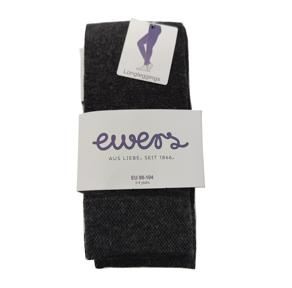 Ewers Strick Leggings Strumpfhose ohne Fuß Anthrazit Grau