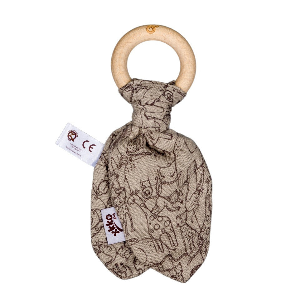 Baby Geschenkset zur Geburt Nature Brown 3tlg