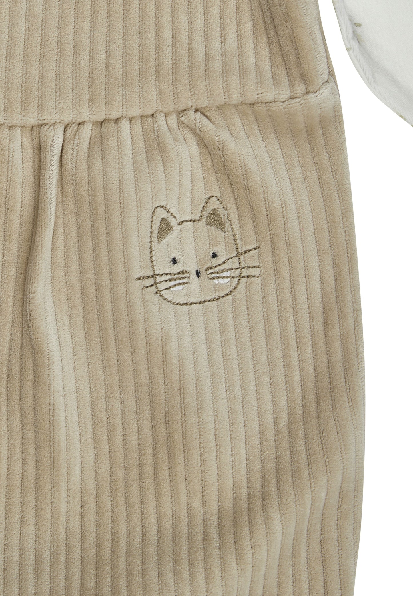 Sterntaler Nicki Cord Stramplerset Katze Lilly sand