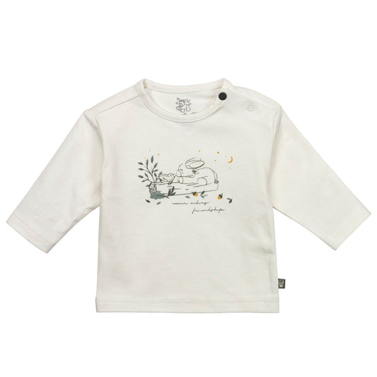 Sterntaler Jersey Baby Shirt Ecru Esel Grün
