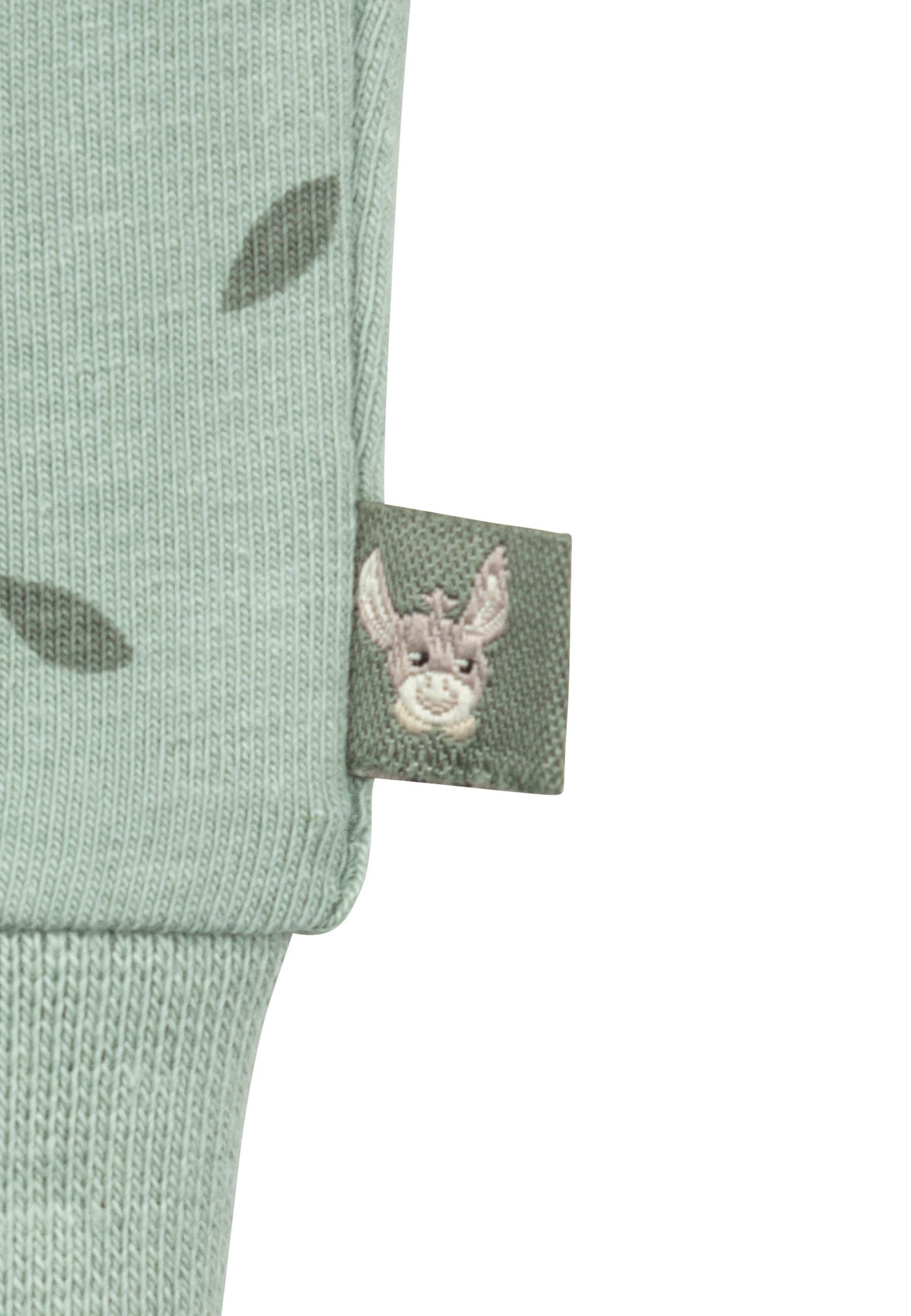 Sterntaler Jersey Baby Hose Blätter Grün Detail