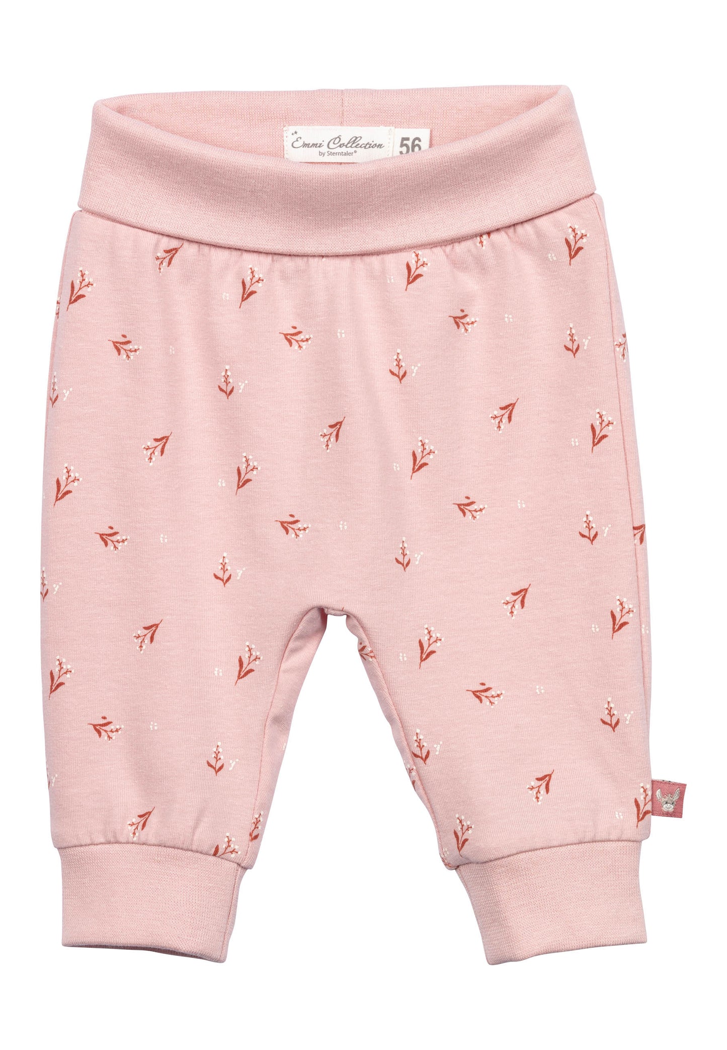 Sterntaler Jersey Baby Hose Blüten Mattrosa