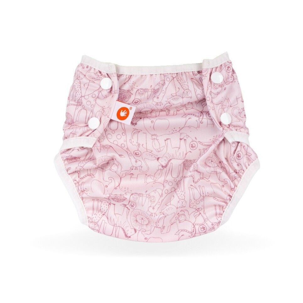 xkko PUL Badewindel Schwimmwindel mitwachsend von 4-15 kg waschbar & ökologisch