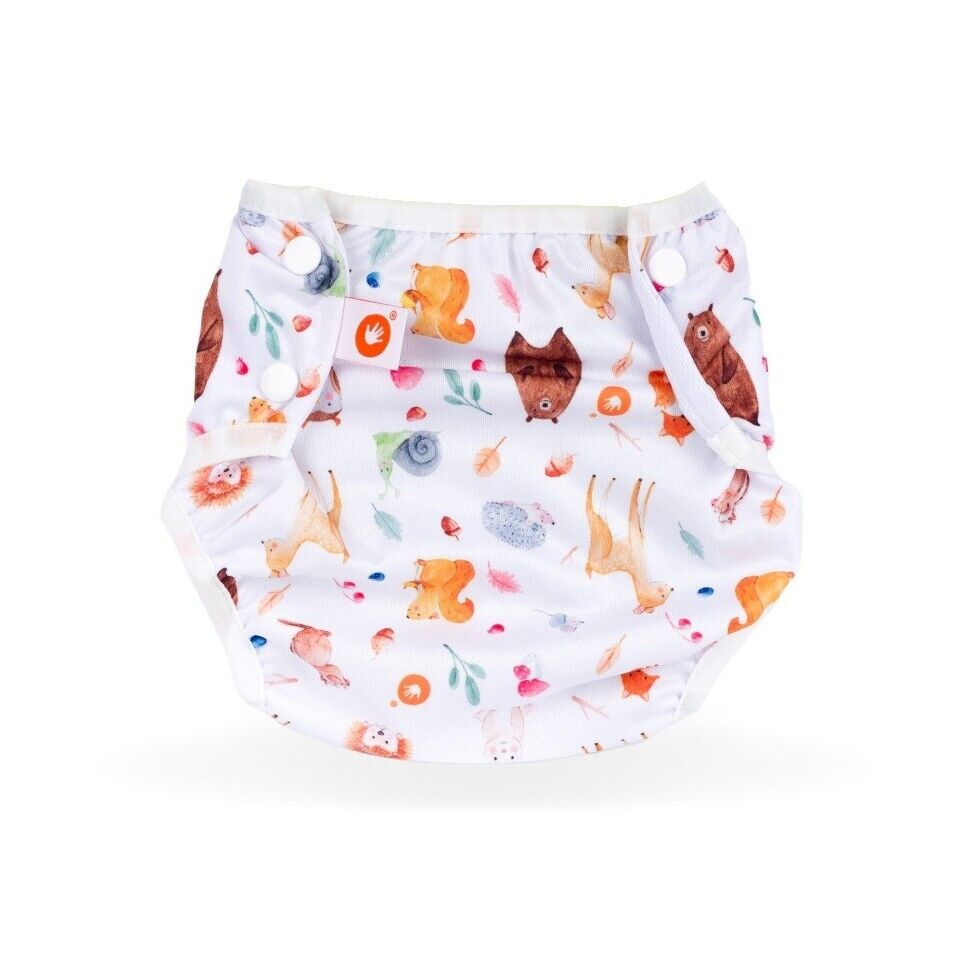 xkko PUL Badewindel Schwimmwindel mitwachsend von 4-15 kg waschbar & ökologisch