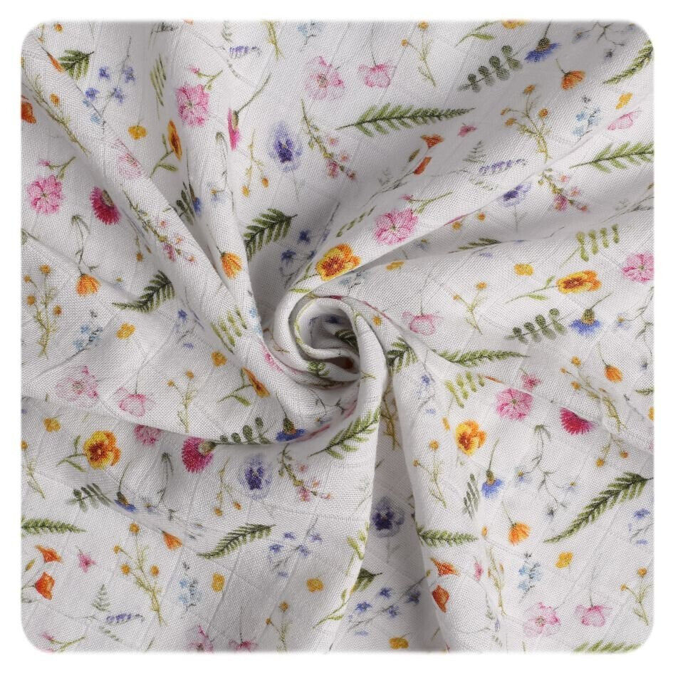 xkko Baby Pucktuch 120x120 cm Musselin aus Bio Baumwolle
