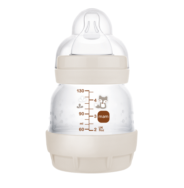 MAM Erstlingsset Babyflaschen & Flaschenbox Baby Geschenkset Weiß Natur 7-tlg