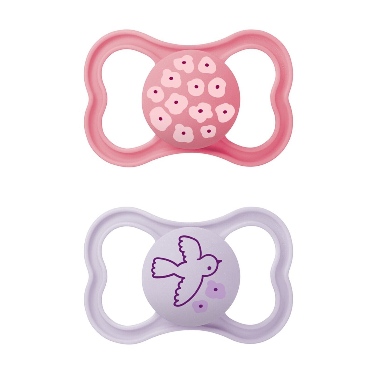 MAM SUPREME Silikon Schnuller Symmetrisch Oval Junge / Mädchen 0-6M 6-16M + Box