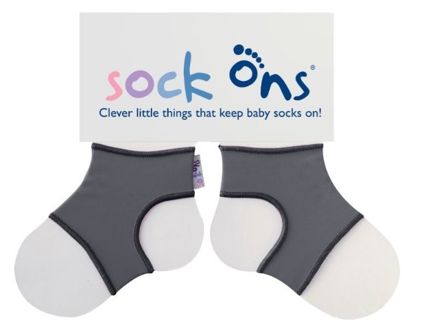 SockOns Sockenhalter Uni Grau