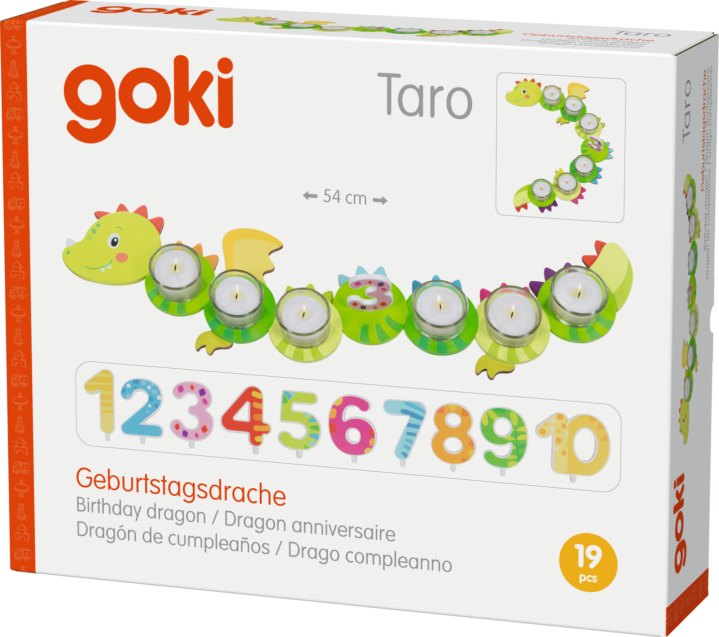 goki Geburtstagszug Geburtstagsdrache Taro