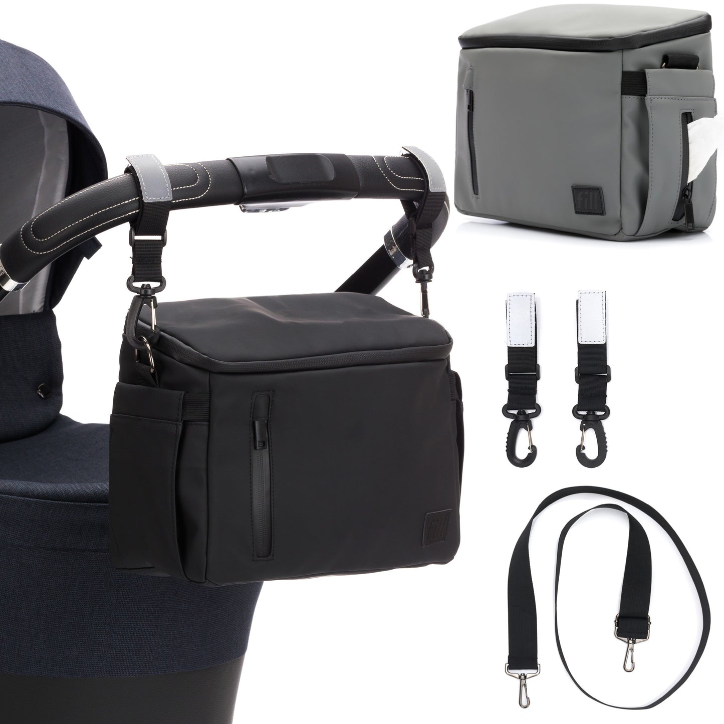 fillikid Kinderwagentasche Buggy Organizer Larvik