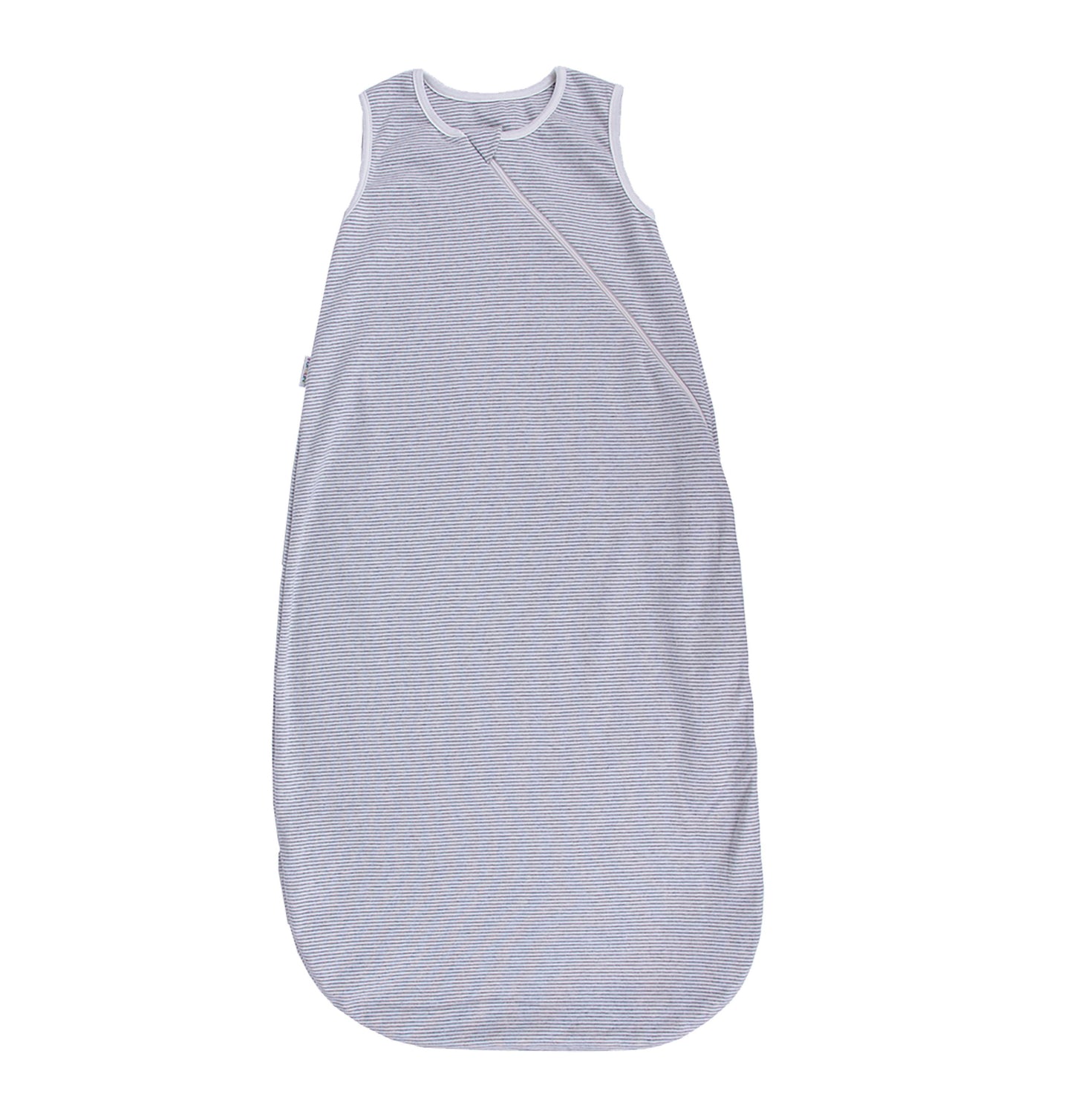 Popolini BW Sommerschlafsack GOTS einlagig Streifen grau
