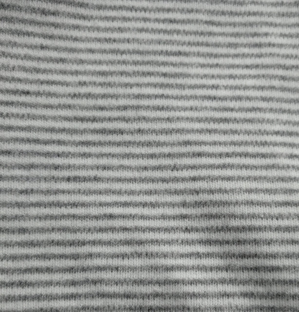 Popolini BW Sommerschlafsack GOTS einlagig Streifen grau