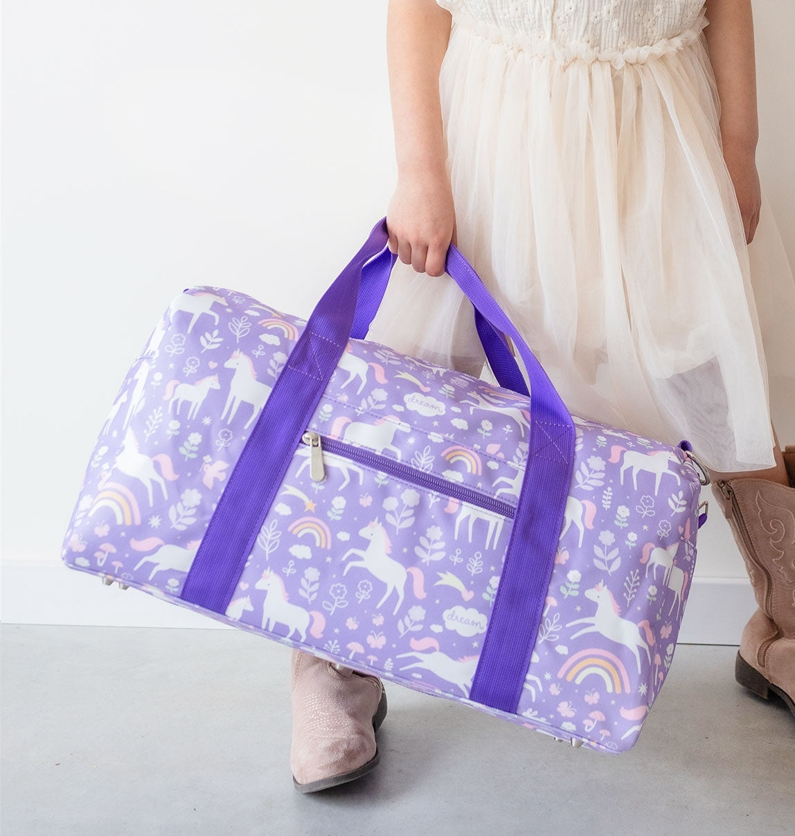 ALLC Kinder Reisegepäck Set Einhorn Lila 4tlg