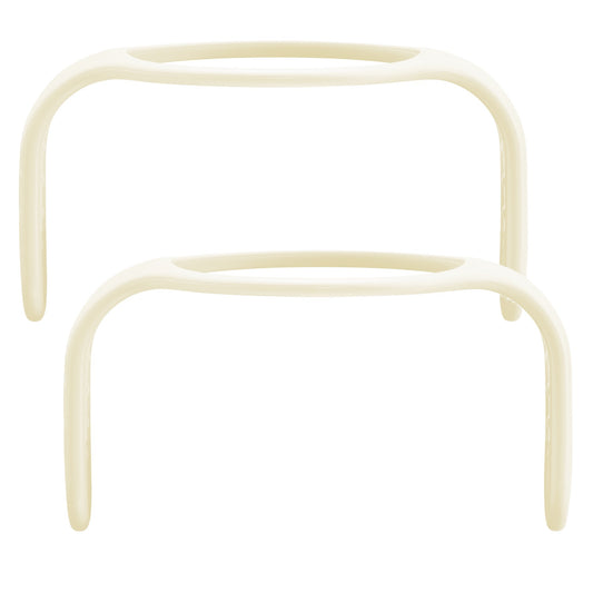 MAM Rutschfeste Flaschengriffe Hold my Bottle cremeweiß 2er Set