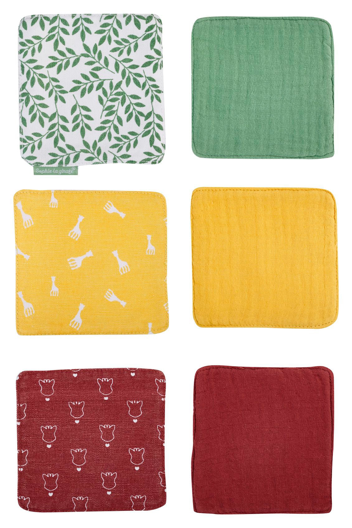 Vulli Ultra Soft Waschtücher Set Sophie la girafe (6St.)
