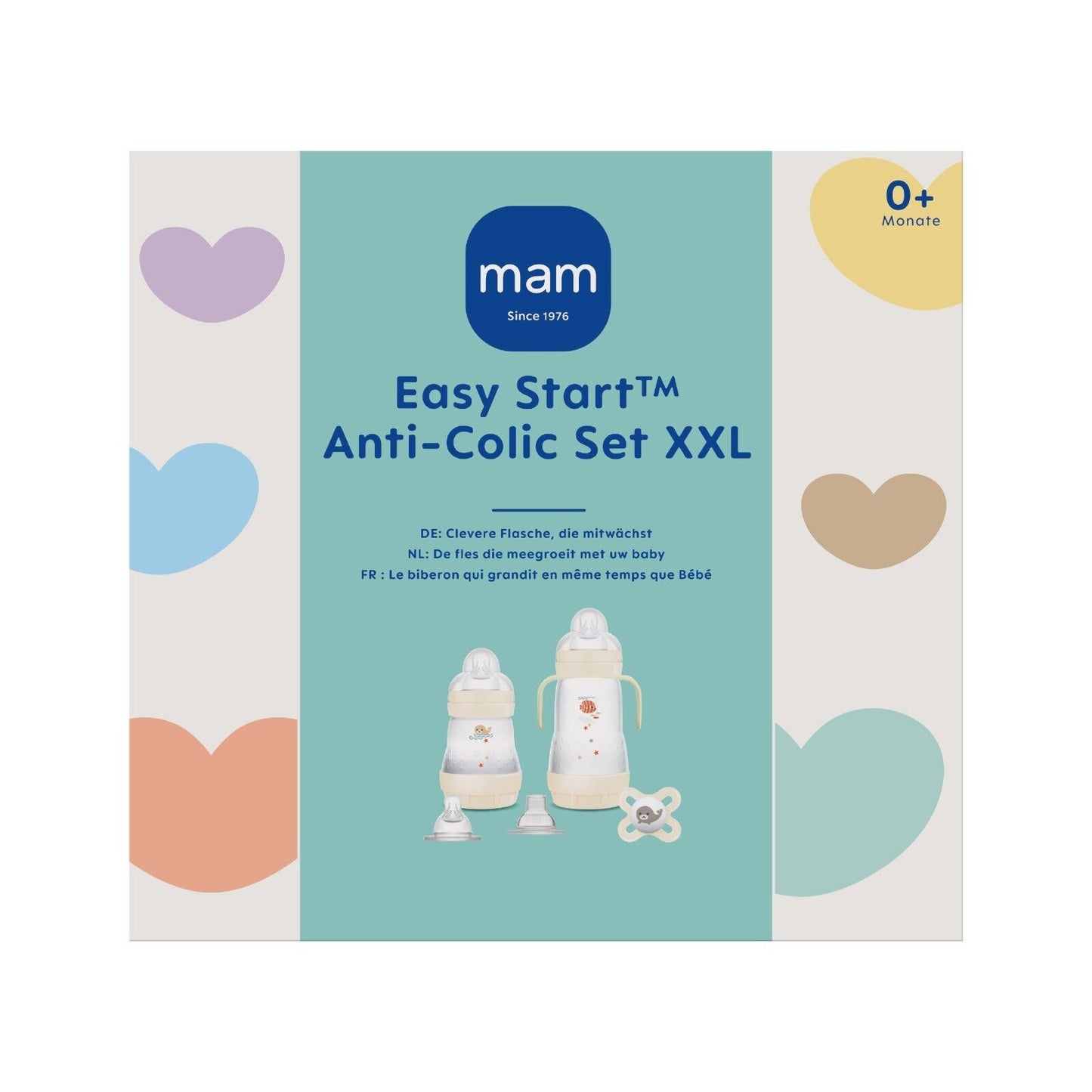 MAM Erstlings Babyflaschen Geschenkset Easy Start XXL
