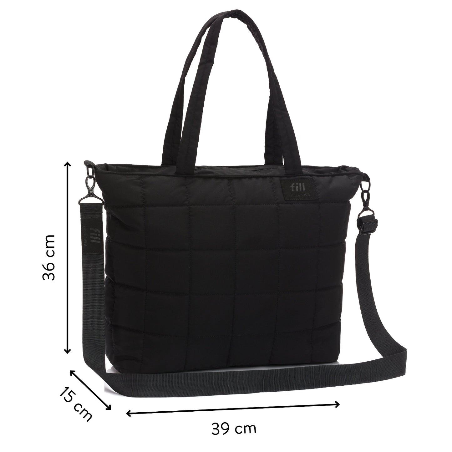 Fillikid Wickeltasche Vienna Schwarz
