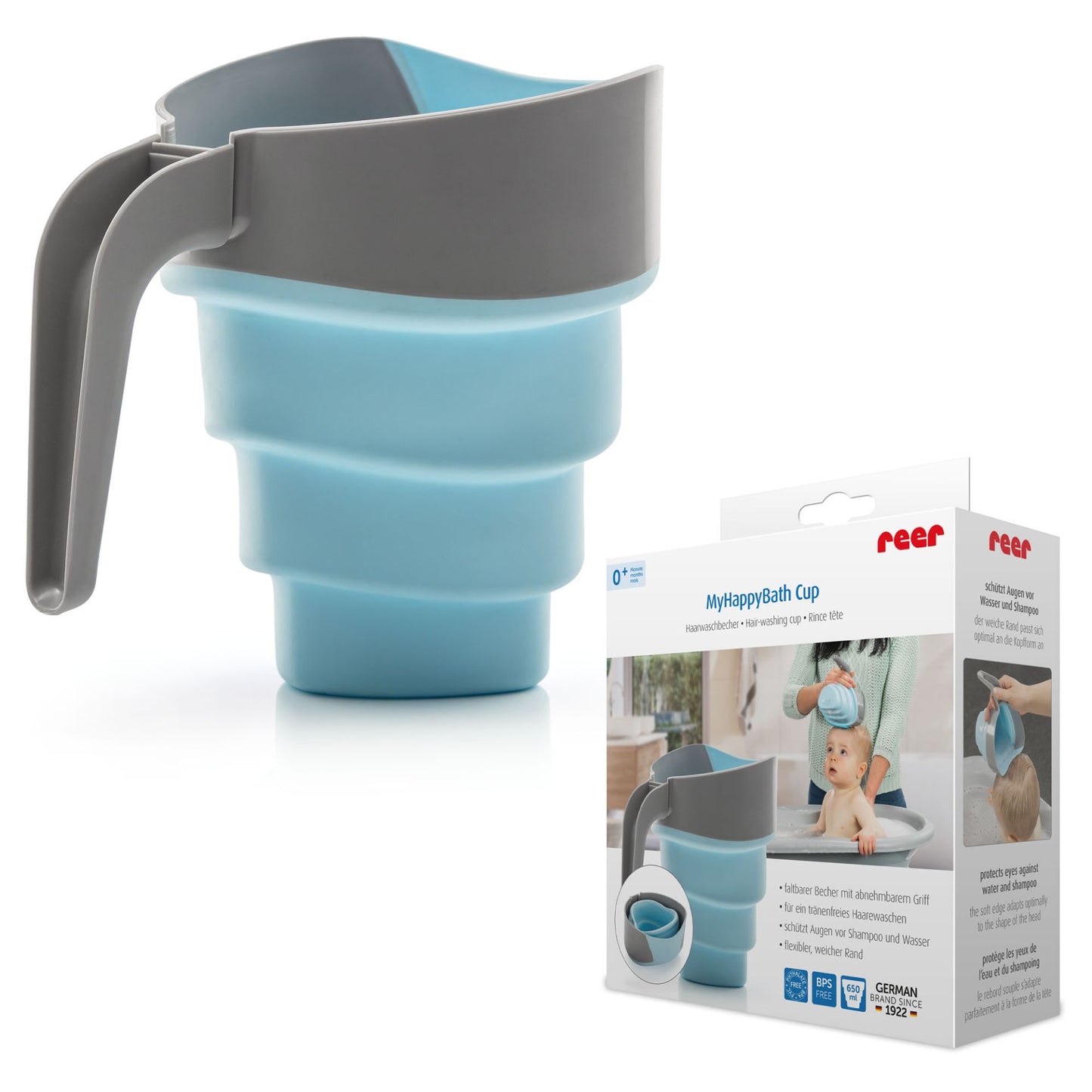 reer MyHappy Bath Cup Baby Bade Haarwaschbecher