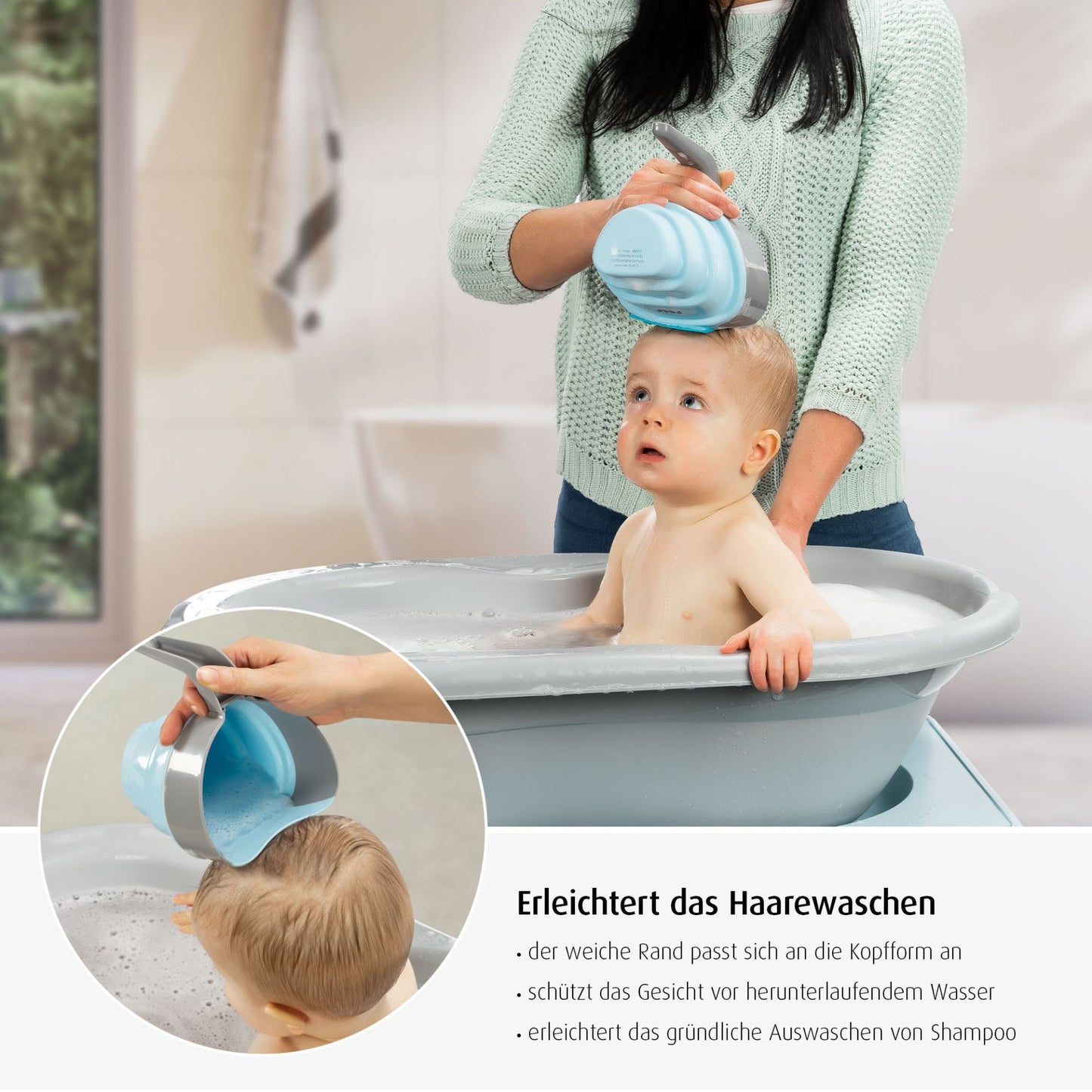 reer MyHappy Bath Cup Baby Bade Haarwaschbecher
