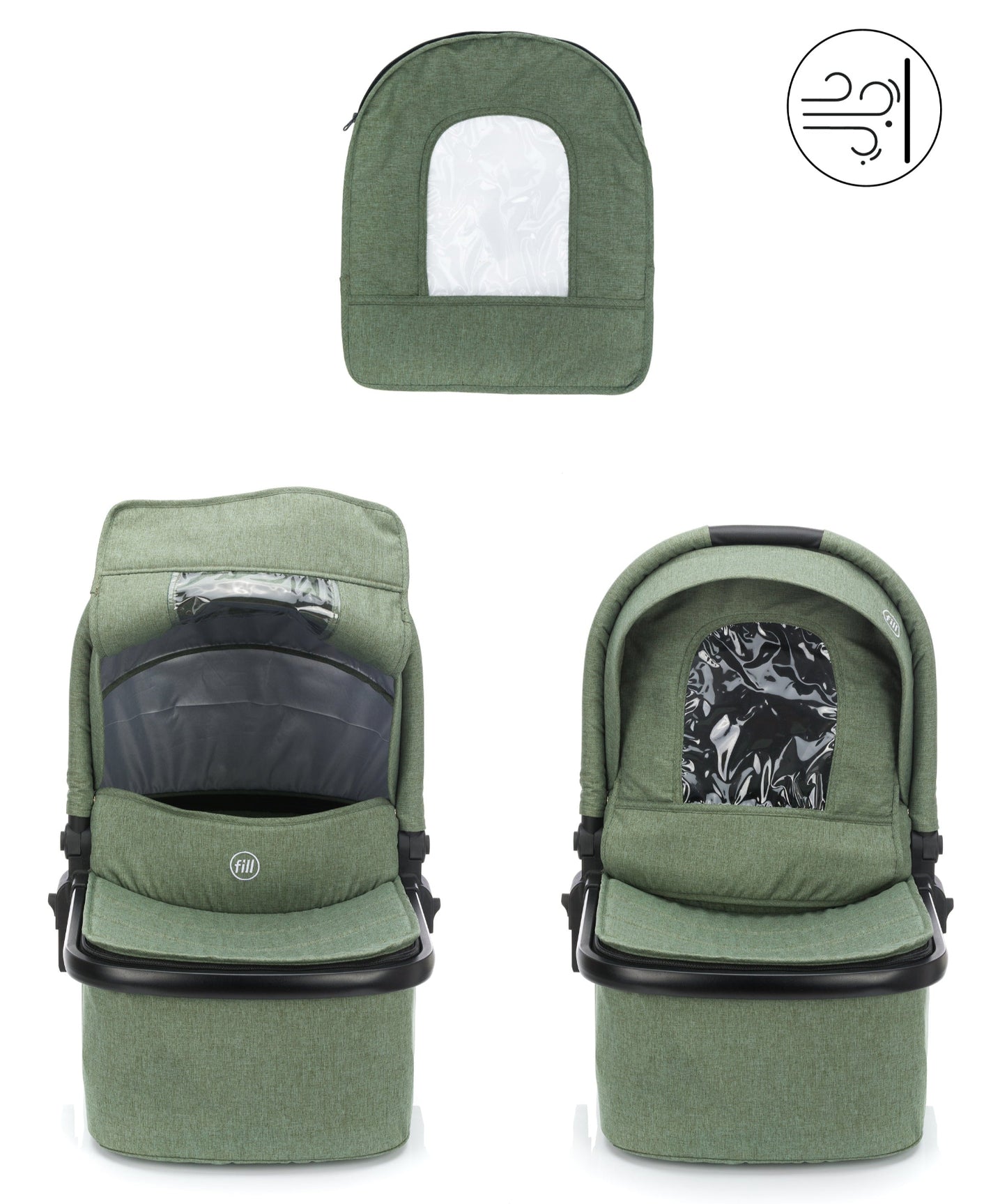 Kinderwagenset Jaguar Grün