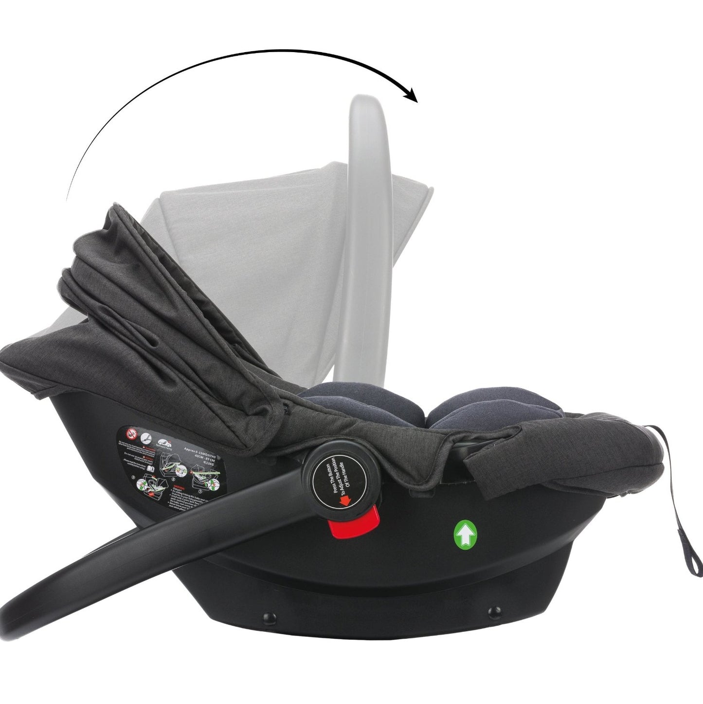 fillikid Kinderwagenset Jaguar Autositz