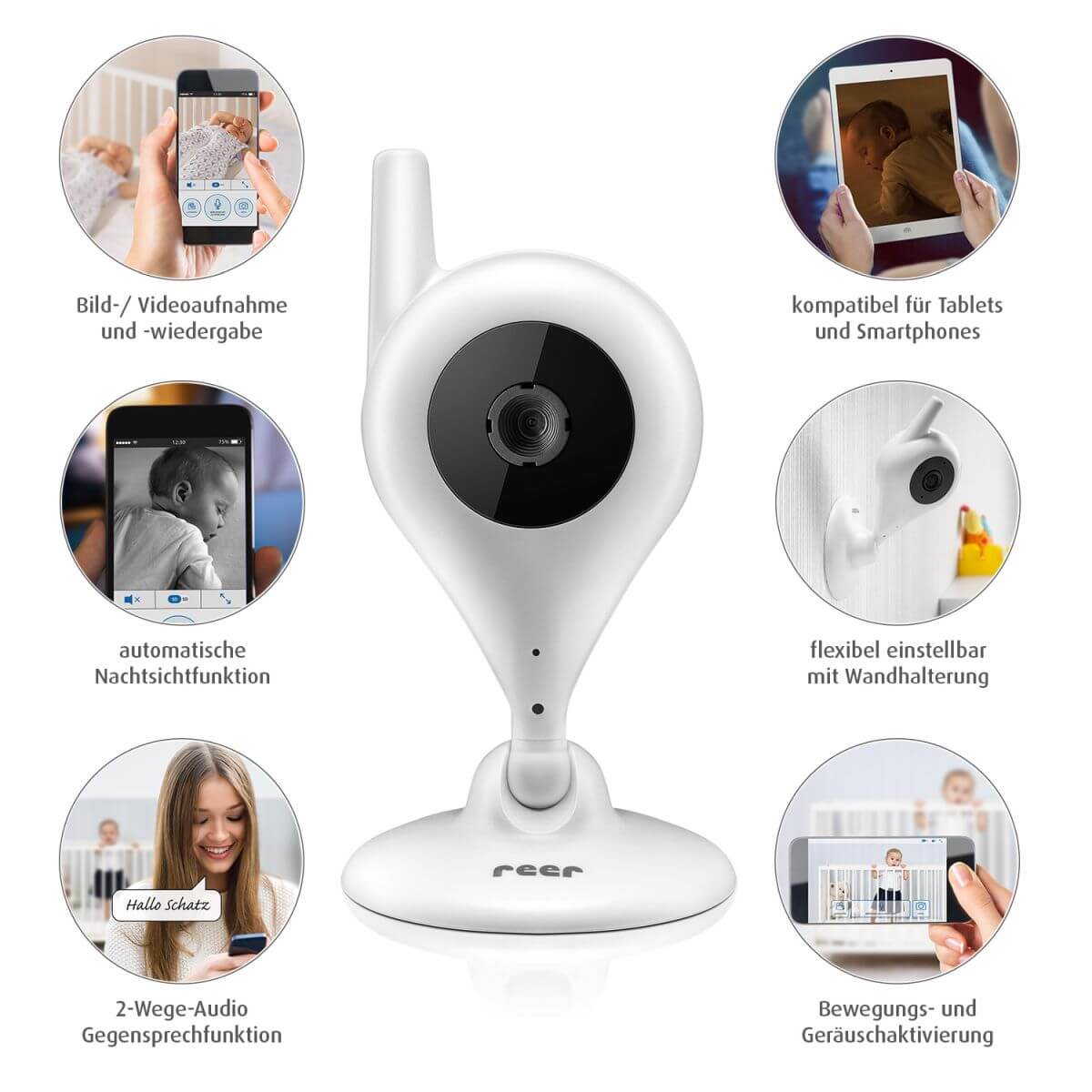 reer IP BabyCam Smart-Babyphone WEEE DE19024994