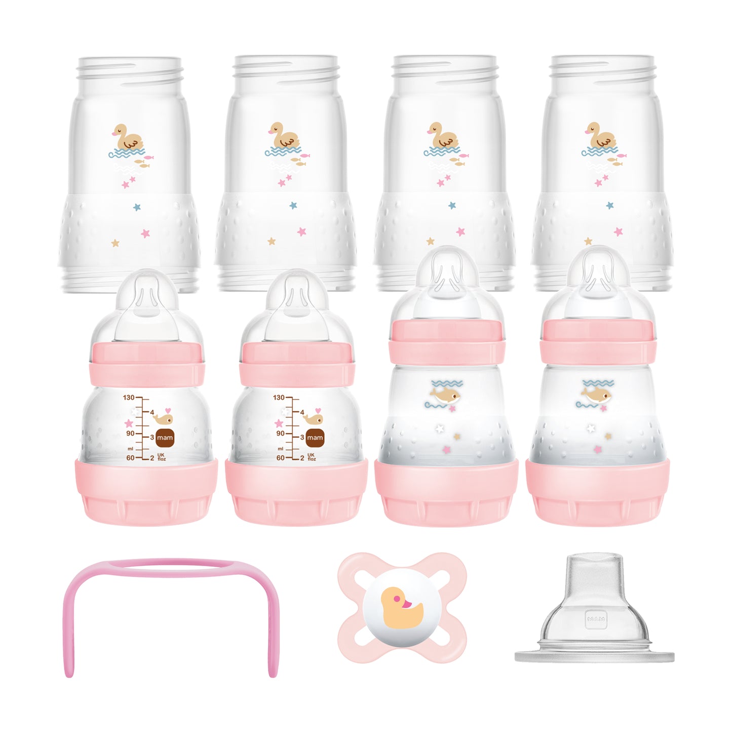 MAM Babyflaschen Erstlingsset Easy Start Medium 11-teiliges Geschenk zur Geburt