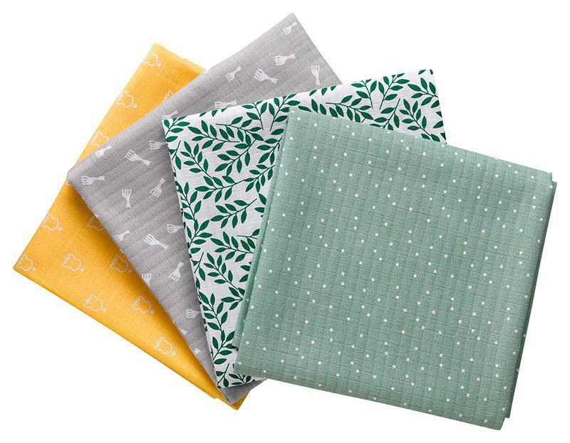 Vulli Geschenkbox Sophie la Girafe 4 Musselin Spucktücher im Set, Lose
