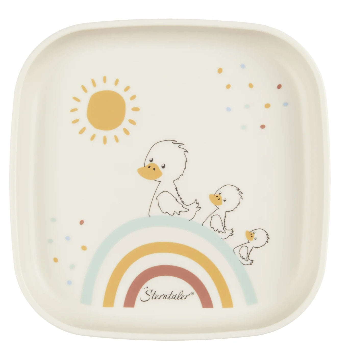 Sterntaler Kinder Geschirrset Ente Edda Ecru