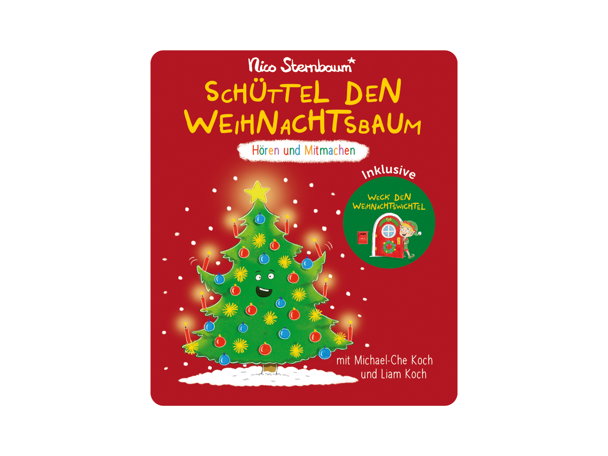 tonies Hörfigur für Toniebox: Nico Sternbaum: Schüttel den Weihnachtsbaum & Weck den Weihnachtswichtel ab 2 Jahr