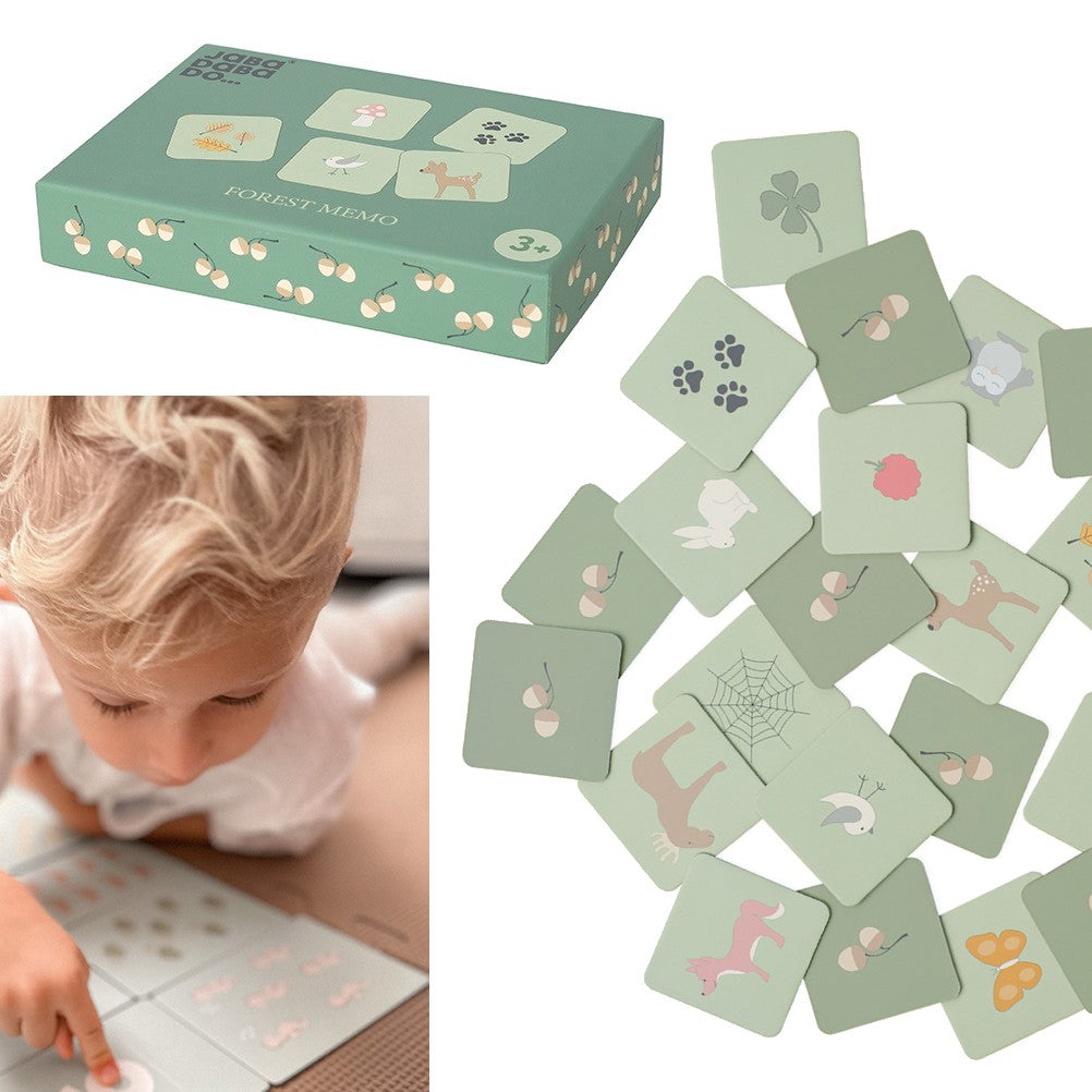Jabadabado Memo Spiel Waldtiere 3J+