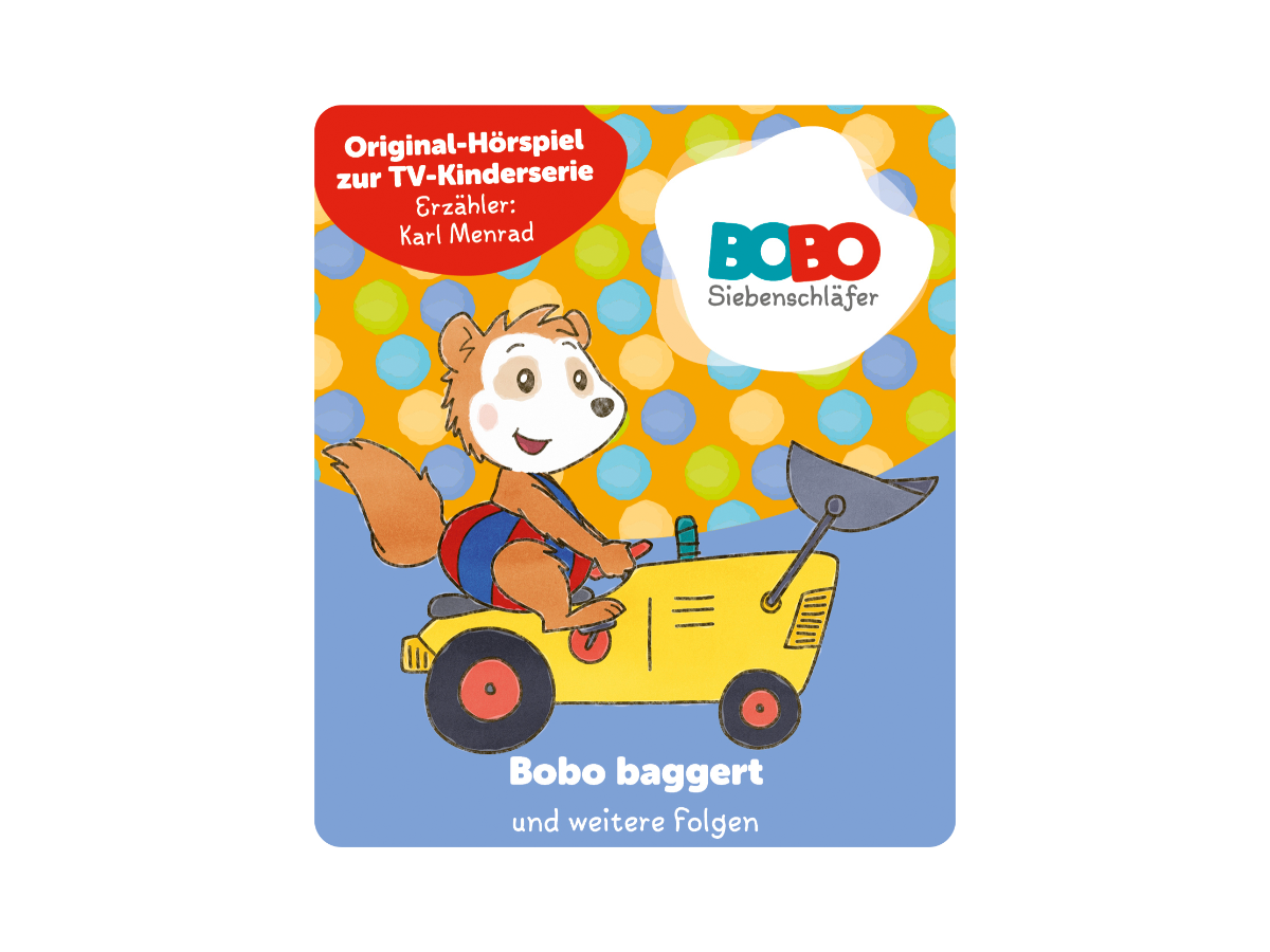 tonies Hörfigur für Toniebox: Bobo Siebenschläfer baggert