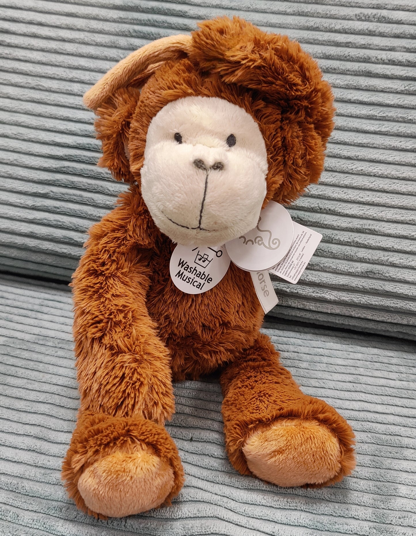 Happy Horse Spieluhr Affe Micha Grün 32cm  Nocturne