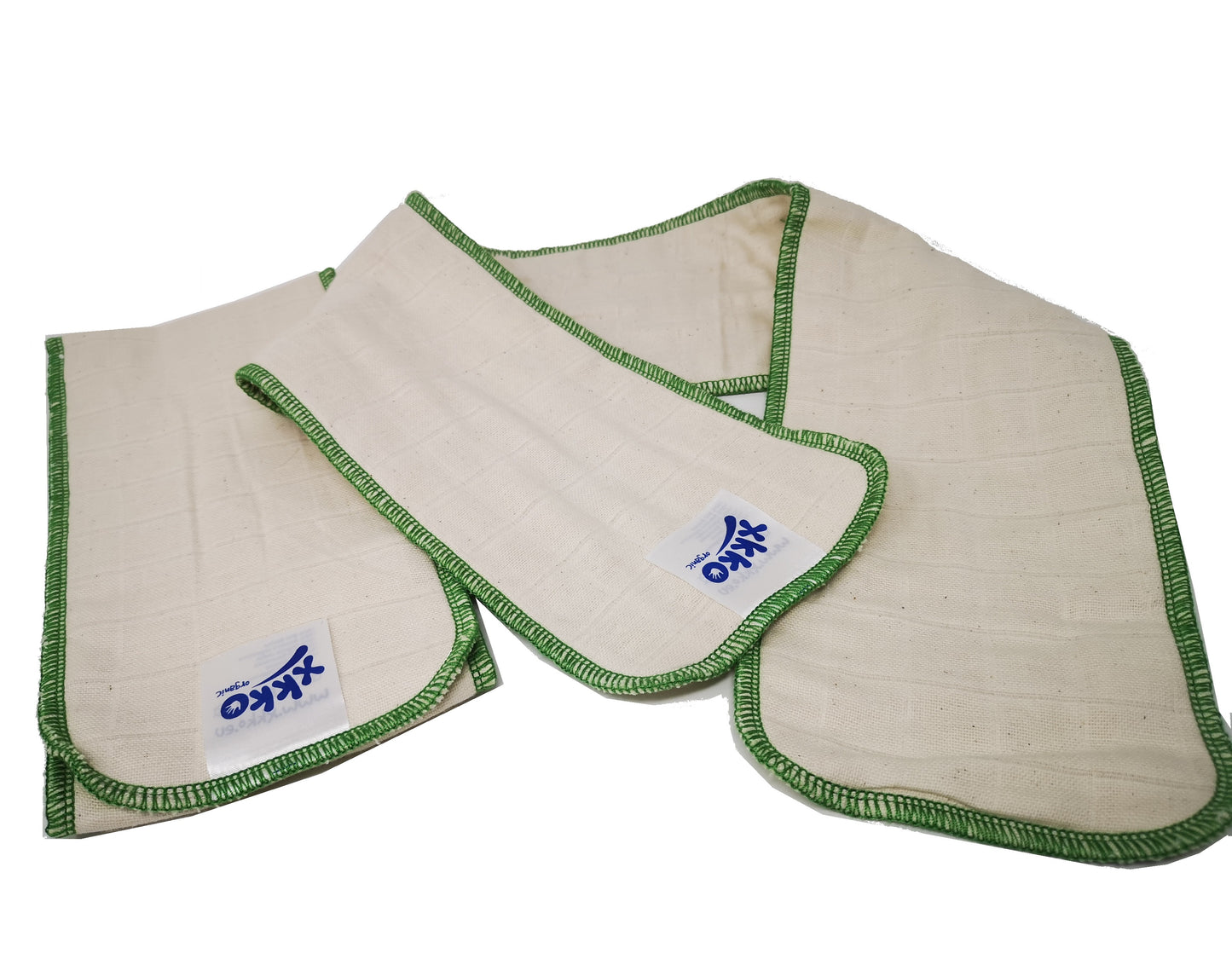 XKKO Twill Booster Natur Baumwolle Zusatz Einlage 2er