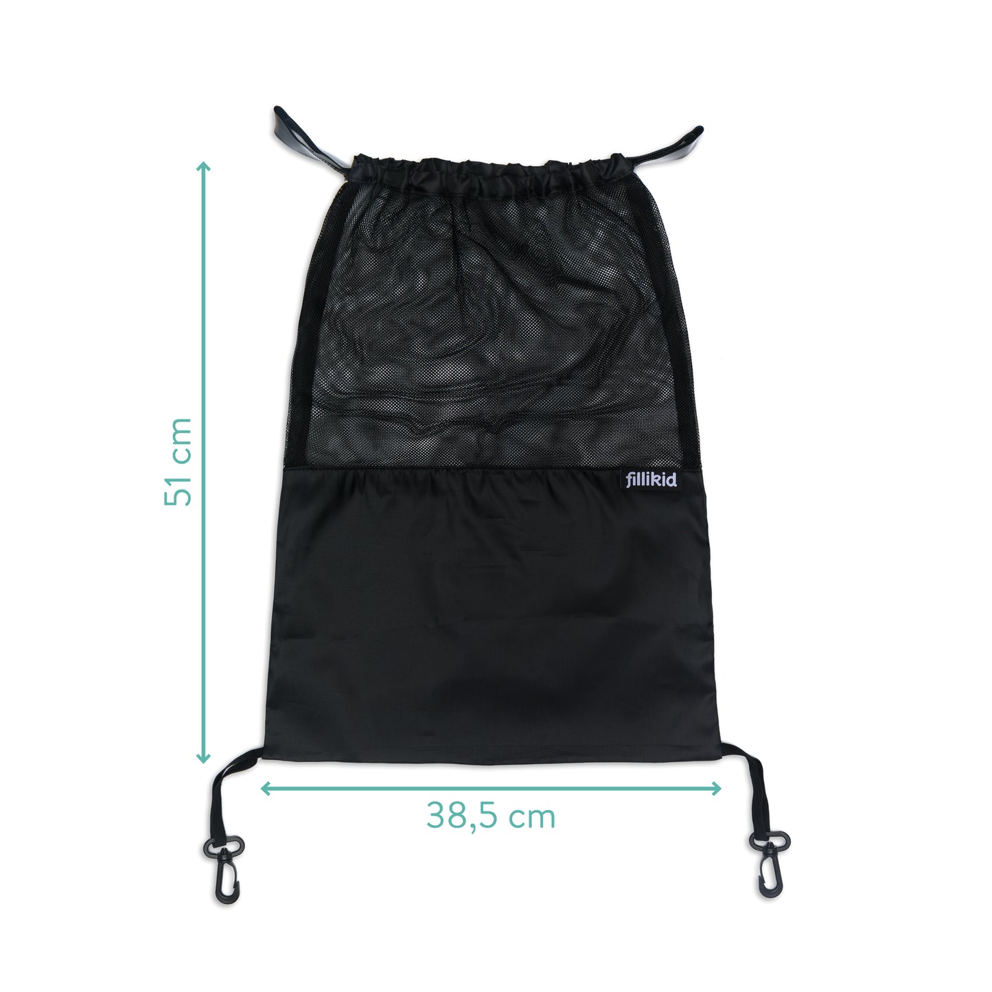 Fillikid Kinderwagennetz schwarz