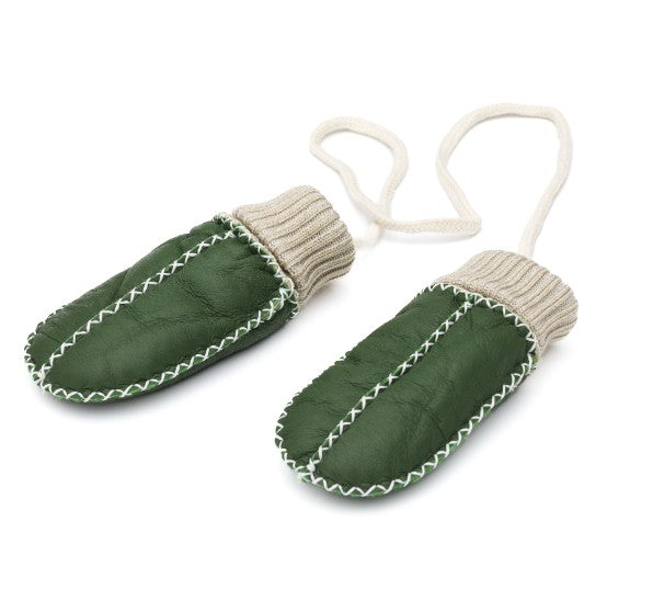 lammfell handschuhe für kleinkinder Fillikid Lammfell Fäustling Moosgrün 0-24M – Baby-Weingart