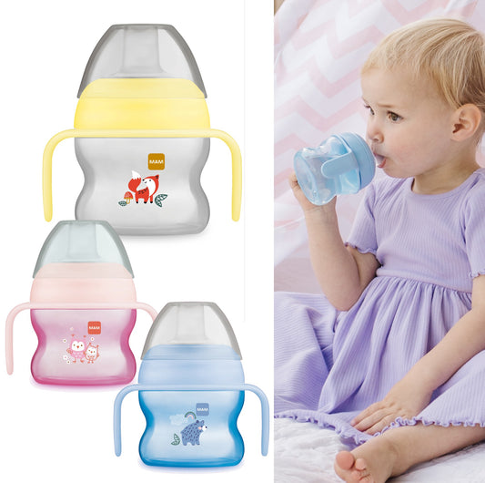 MAM Starter Cup Trinklernflasche Kinderflasche 150ml 4m+ mit Griffen