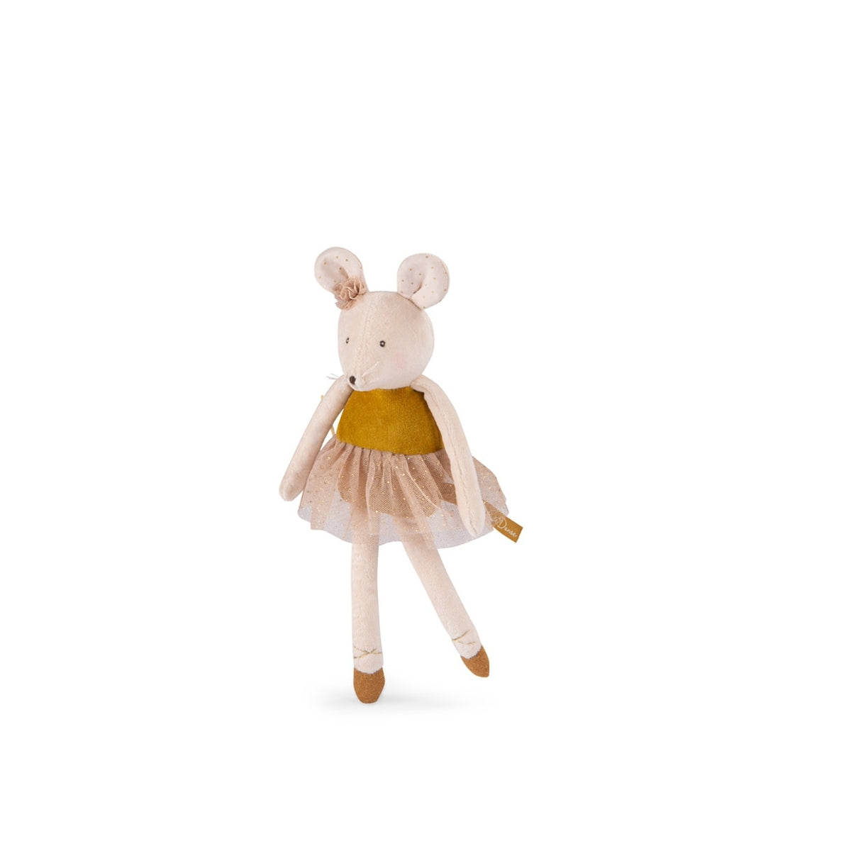 Moulin Roty Plüschtier Maus Gold 31cm La petite ecole de danse