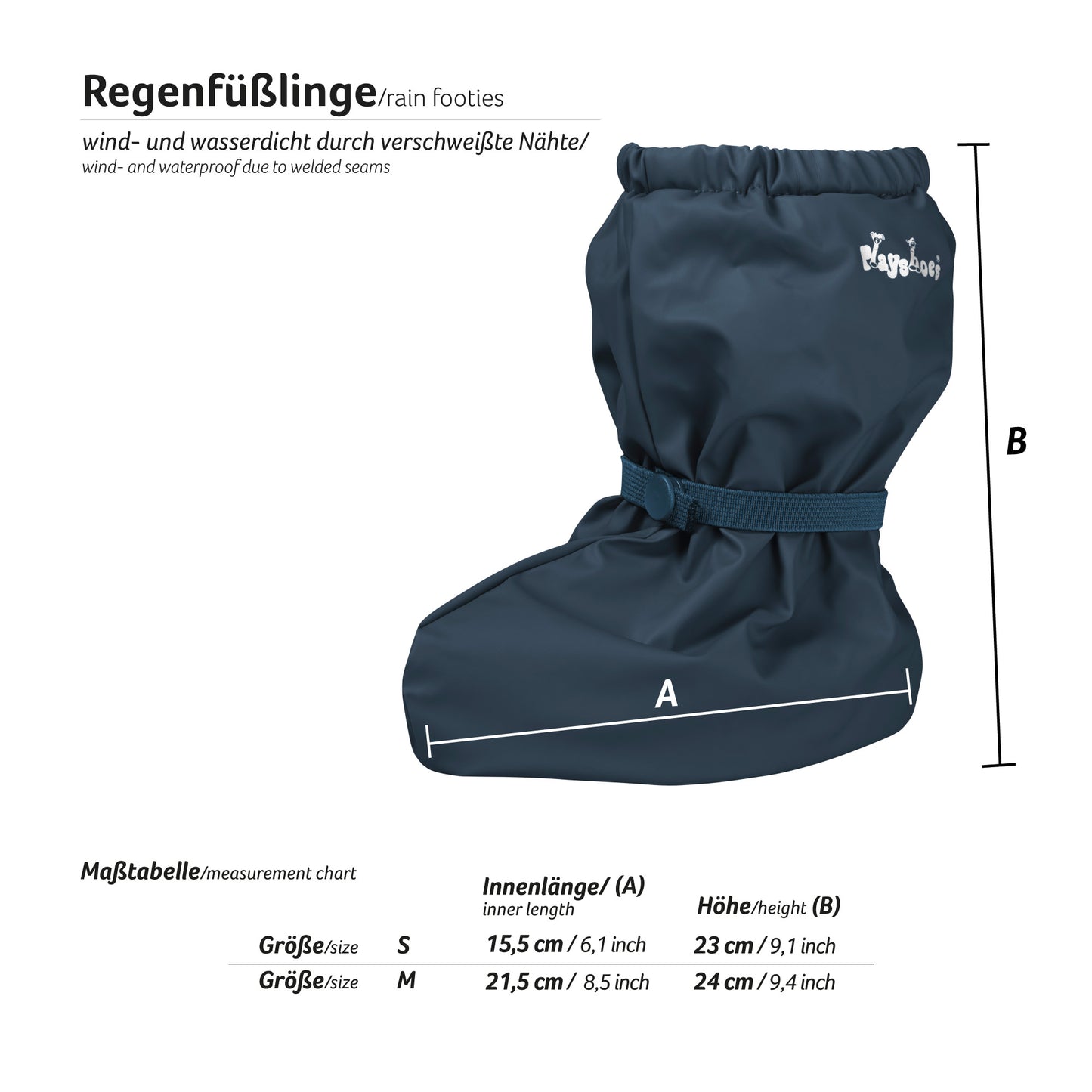Playshoes Regenfüßlinge mit Futter