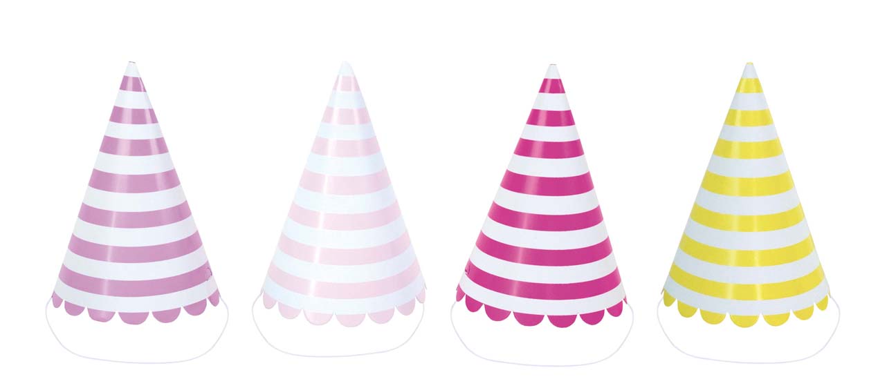 Jabadabado Kindergeburtstag Partyset für Mädchen / Rosa Violett