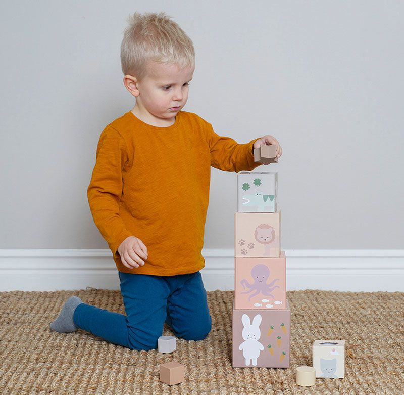 Jabadabado Baby Steckwürfel & Sortierboxen 18m+