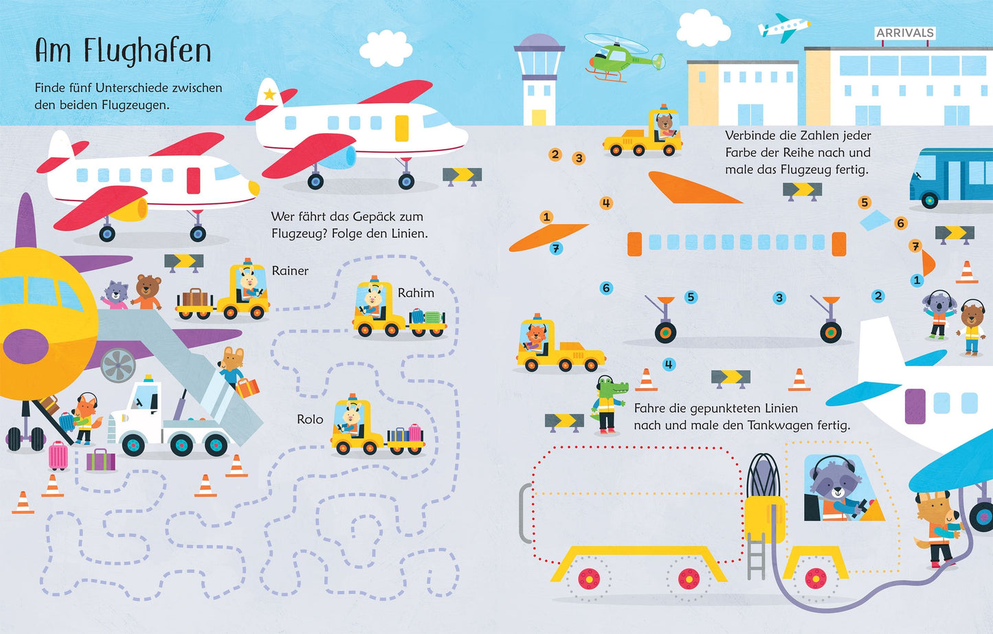 Usborne Wisch und Weg Buch Fahrzeuge 4J+